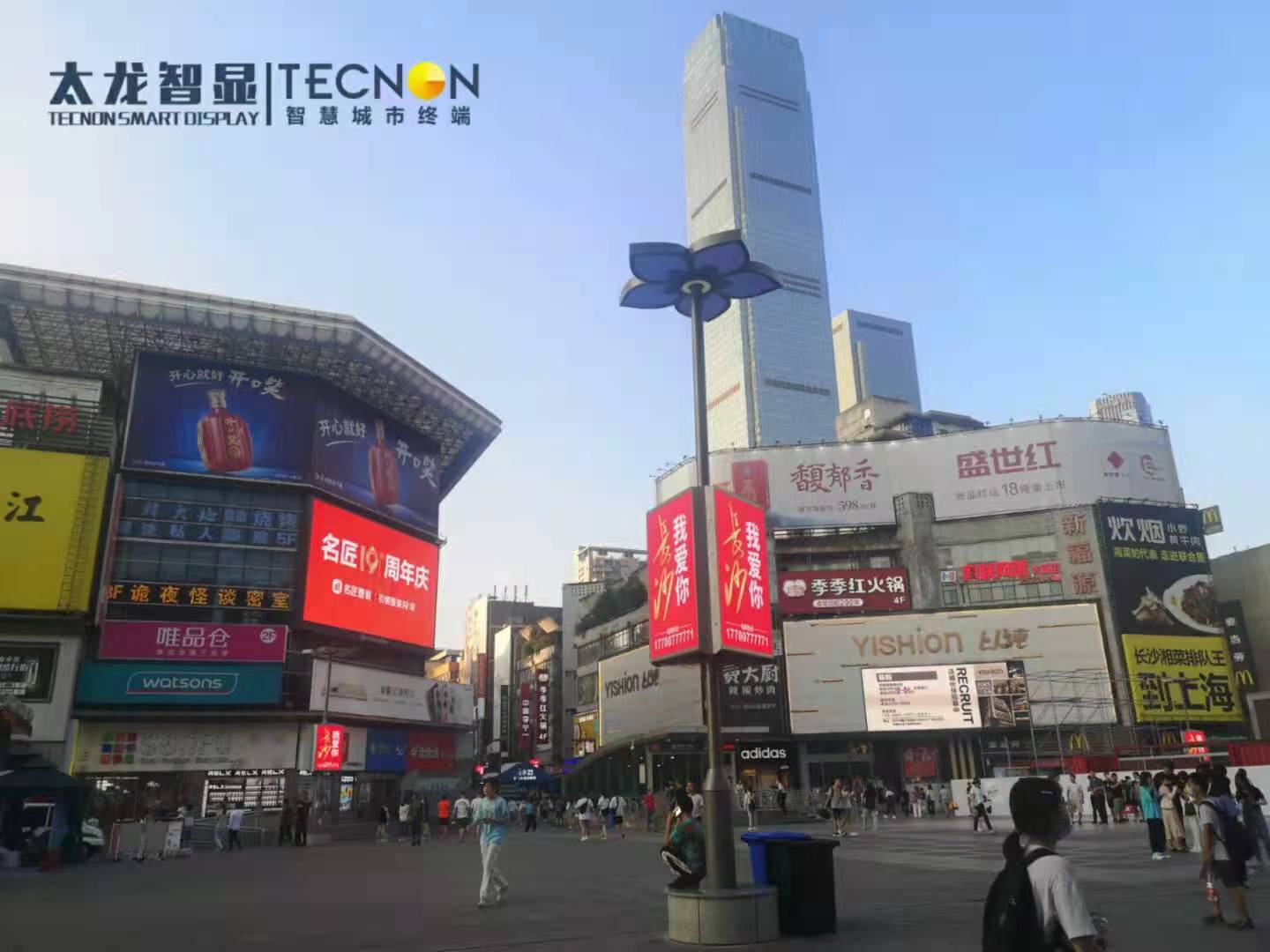 LED燈桿屏，智慧路燈，智慧燈桿